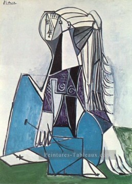 Portrait Sylvette David 06 1954 cubisme Pablo Picasso Peinture à l'huile